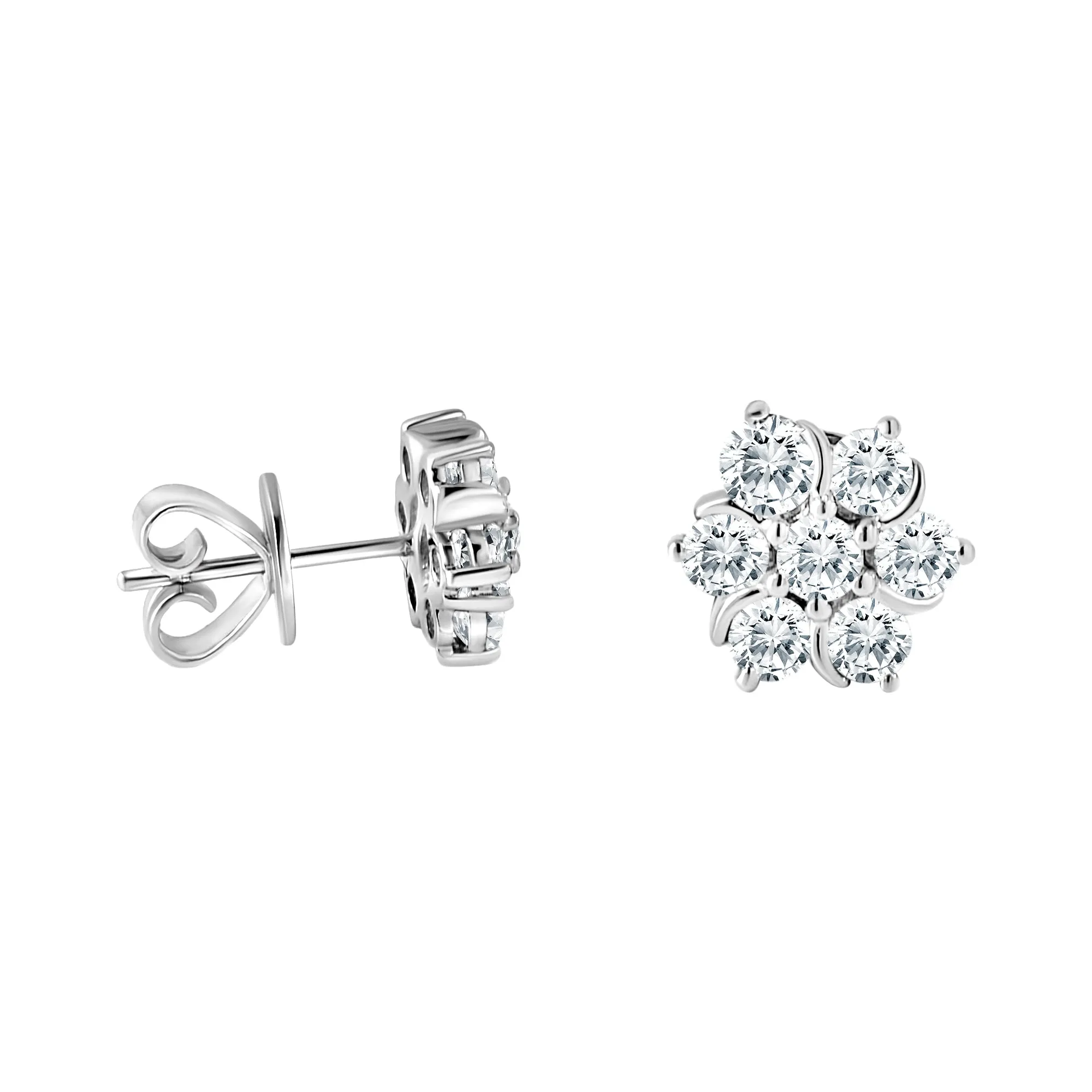 14KW 14DRD1.0CT  Diamond Earrings  (102DE1486-100)