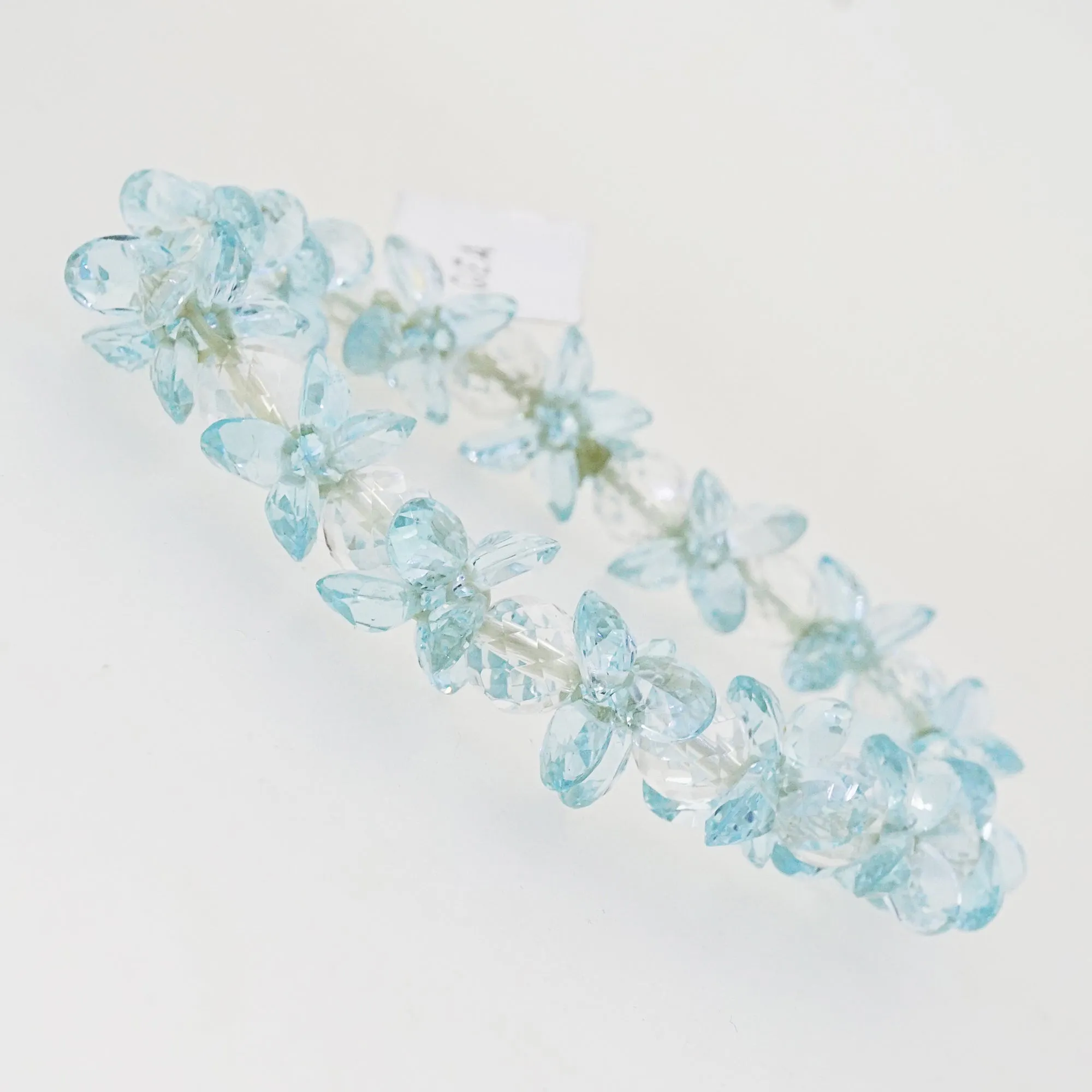 A-Grade Blue Topaz Faceted Florette