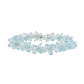 A-Grade Blue Topaz Faceted Florette