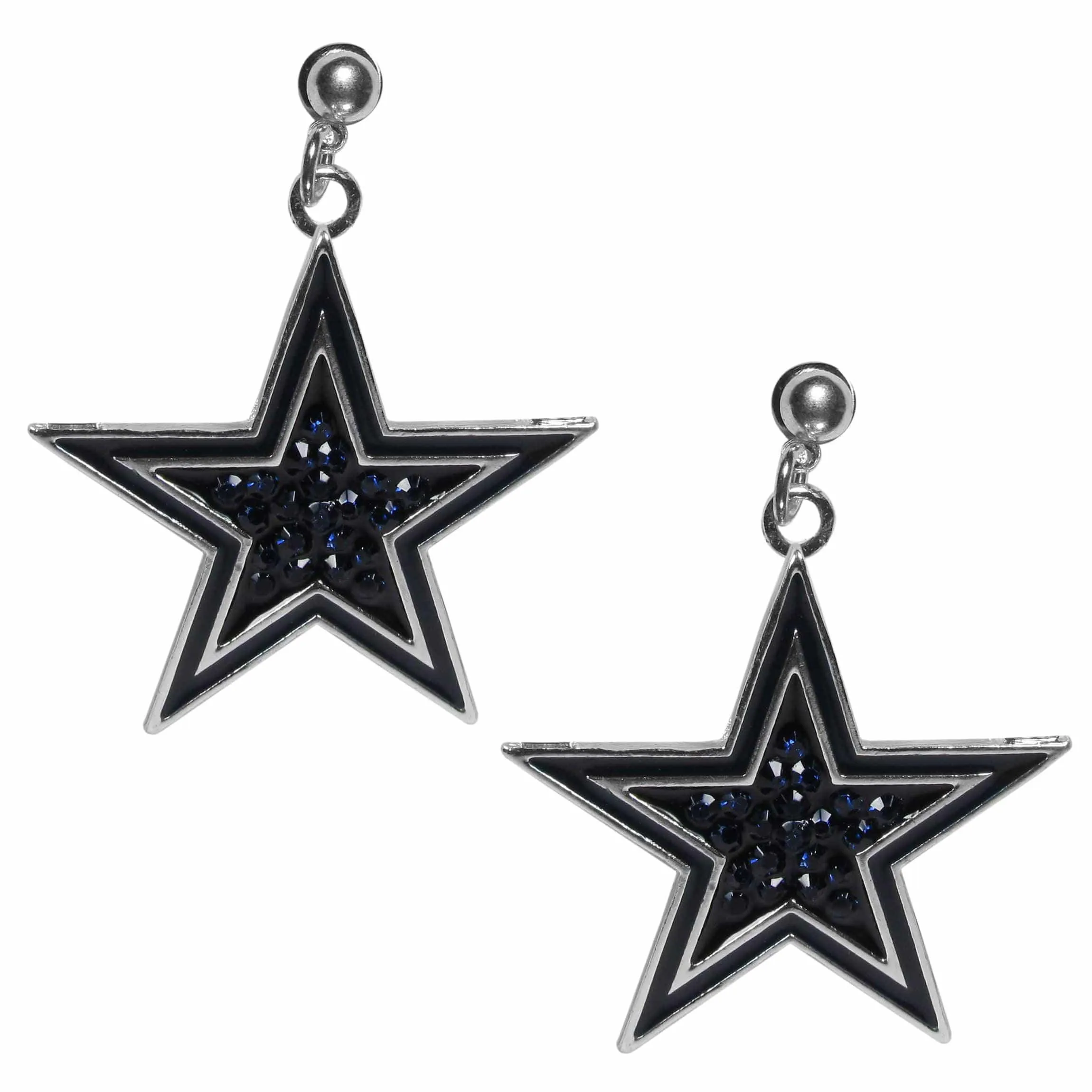 Dallas Cowboys Crystal Stud Earrings