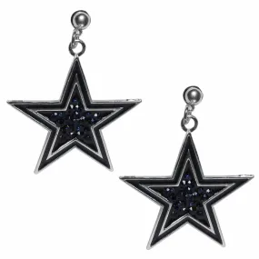 Dallas Cowboys Crystal Stud Earrings