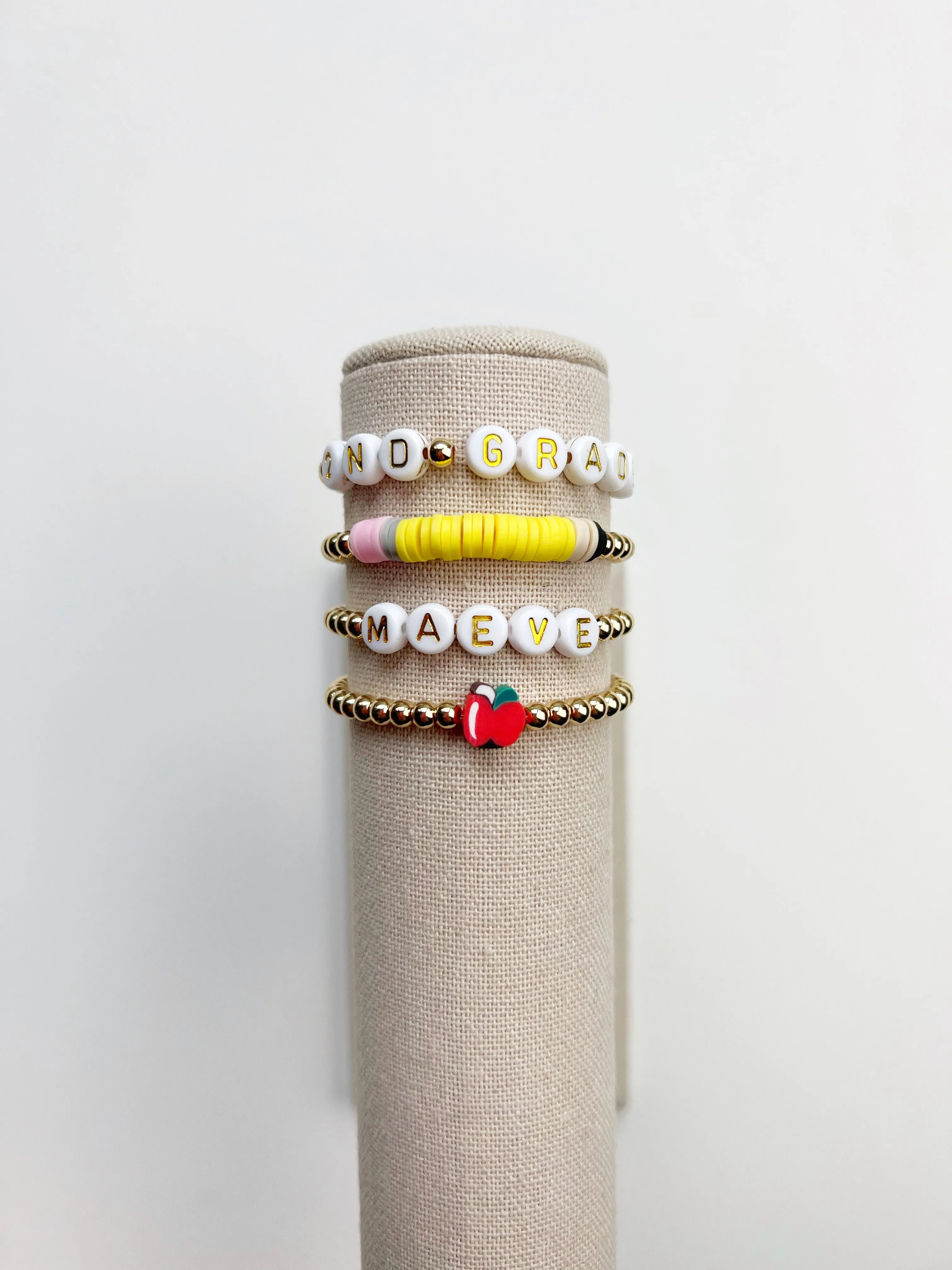 Individual Name Beaded Bracelet
